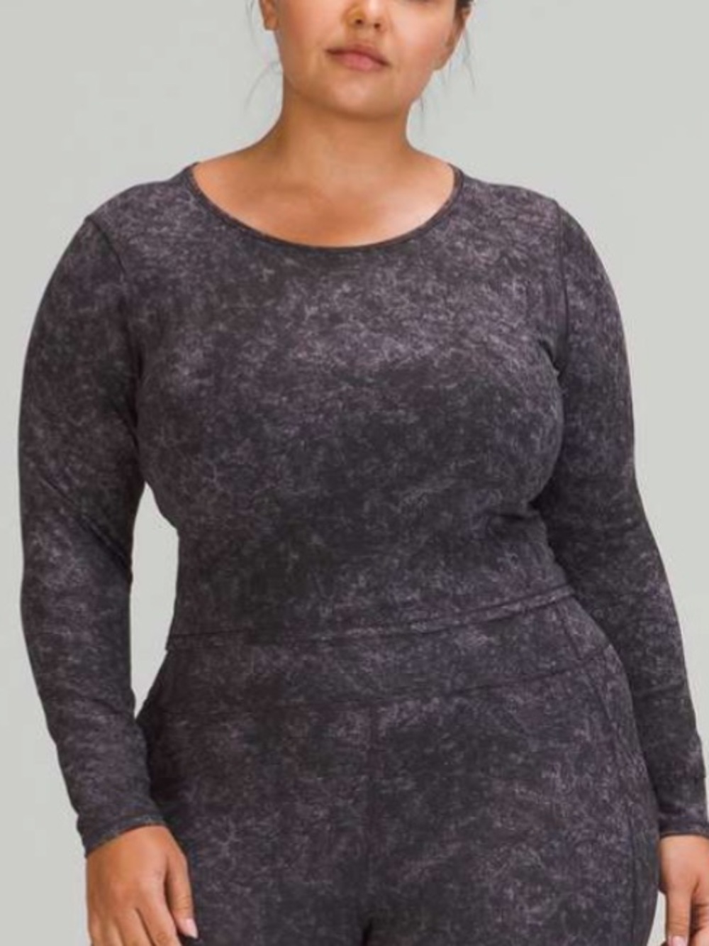 NWT $94 Lululemon Wunder Train Cropped Long Sleeve Shirt